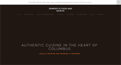 Desktop Screenshot of dempseysdowntown.com